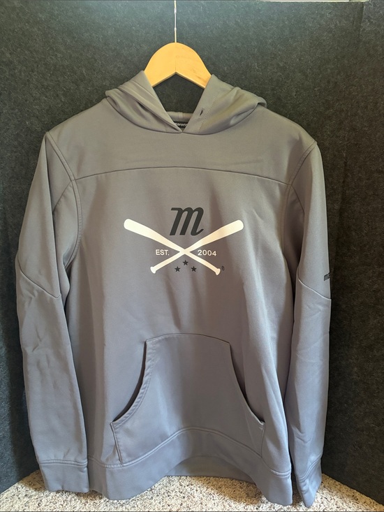 Marucci Other - Marucci Men's Gray Pullover Hoodie with Crossed Bats Graphic MEDIUM
